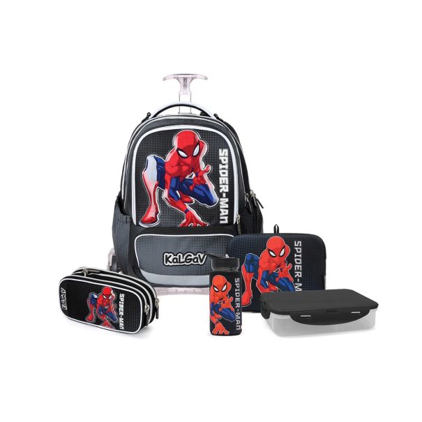 סט המארז המושלם X-FIX שחור Schoolbag Spiderman