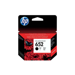 ראש דיו שחור HP 652 F6V25AE
