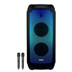 בידורית +2 מיקרופונים אלחוטיים P.M.P.O 3000W DOME