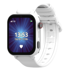 שעון חכם לילדים KIDIWATCH שחור/לבן דגםG4 CHAT 2.1
