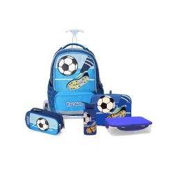 סט המארז המושלם X-FIX כחול כהה Schoolbag Soccer Game