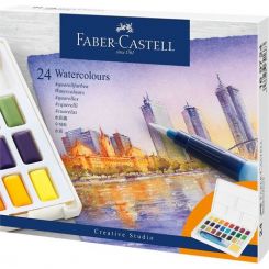 Faber Castell סט 24 צבעי מים Creative Studio