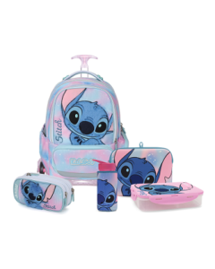 תכלת/ורוד T.Schoolbag Stitch סט המארז המושלם