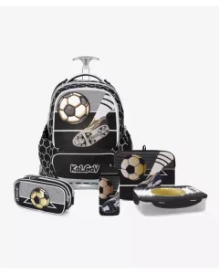 שחור T.Schoolbag Soccer Game סט המארז המושלם
