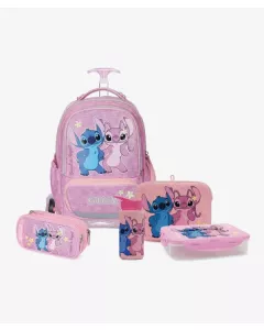 ורוד T.Schoolbag Stitch Couple סט המארז המושלם